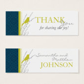 Automne Elegance TY Skinny Card (Devant & derrière)