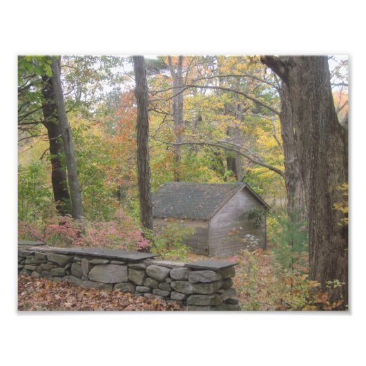 Automne en Nouvelle-Angleterre Impression photo (Devant)
