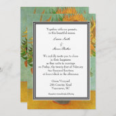 automne, été, faire-part de mariage de vacances. v (Devant / Derrière)