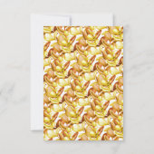 Automne Eucalyptus Verdure invitation Baby shower (Dos)