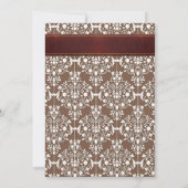 Automne Faire-part de mariage à fleurs (Dos)