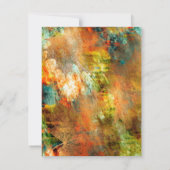 Automne Famille Thanksgiving Dîner Invitation (Dos)