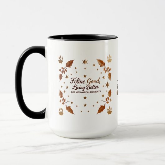 Automne - Feline Good Combo Mug (15 oz) (Gauche)