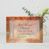 Automne Festival de récolte d'automne Invitation (Debout devant)