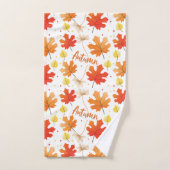 Automne Feuillage Automne Feuilles Automne (Serviette à main)