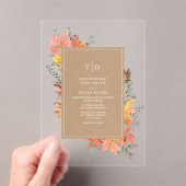 Automne Feuillage Automne Feuilles Invitation Mari (In situ (ordinateur de poche))