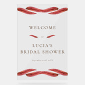 Automne Feuille Sèche Aquarelle Enterrement de Vie (Recto)