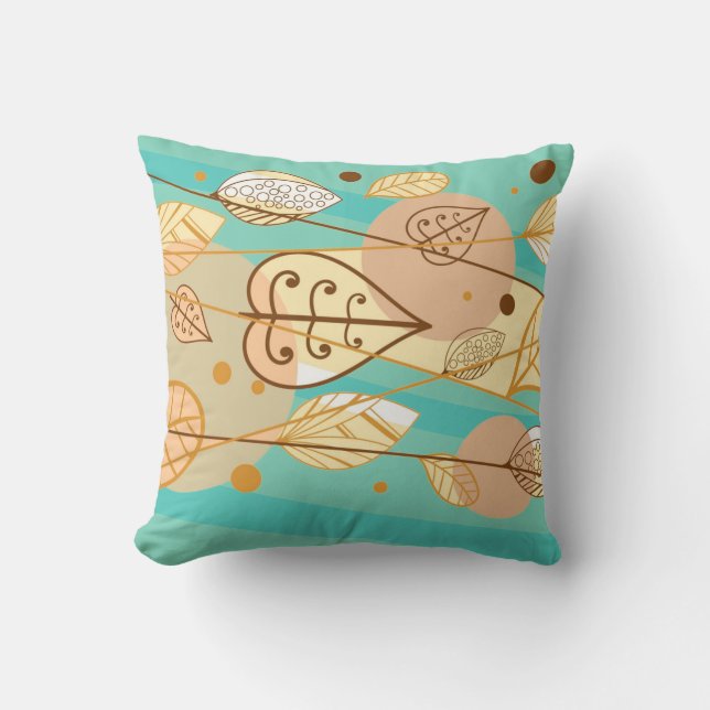 Automne Feuilles Coussin (Recto)