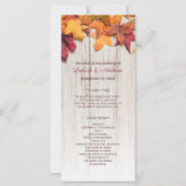 Automne Feuilles d'automne Rustique Programme de m (Devant)