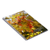 Automne Feuilles de la prière Carnet du journal de (Côté Droit)