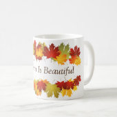 Automne Feuilles de Mug (Devant droit)