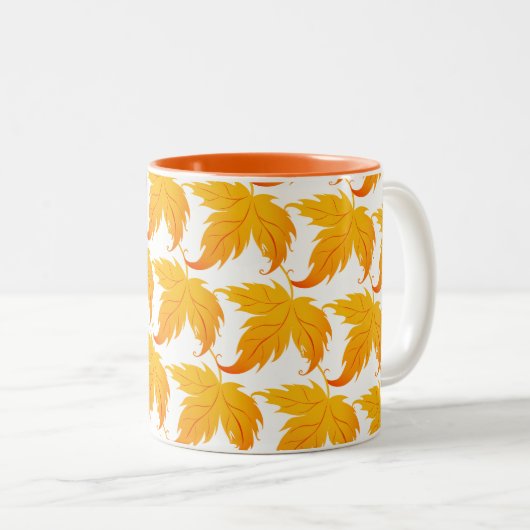 Automne Feuilles de Mug (Devant droit)