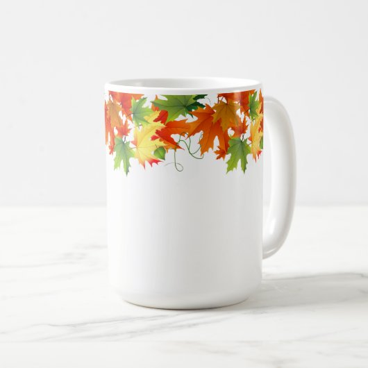Automne Feuilles de Mug (Devant droit)