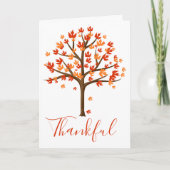 Automne Feuilles de Thankesgiving Cartes Centerpie (Devant)
