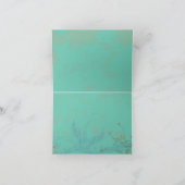 Automne Feuilles en baisse Carte de remerciements  (Intérieur)