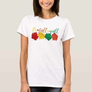 Automne Feuilles Graphique : T-shirt Automne