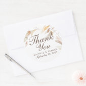 Automne Feuilles Merci Favoriser Stickers Automne (Enveloppe)