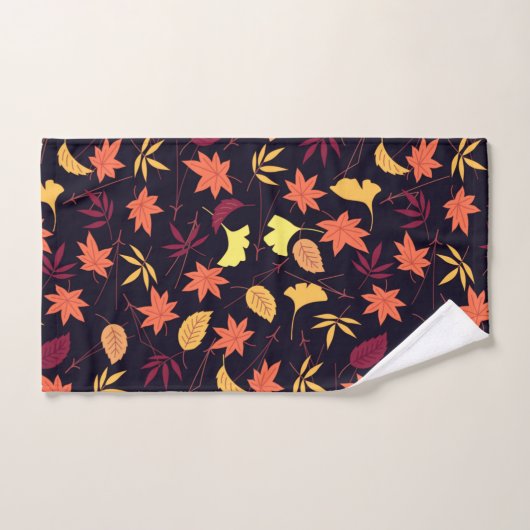 Automne Feuilles Serviettes de bain Ensemble autom (Serviette à main)