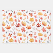 Automne Feuilles Terracotta Brown Boho Motif (Devant)