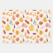 Automne Feuilles Terracotta Brown Boho Motif (Devant 2)