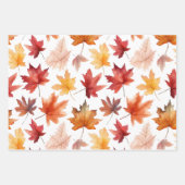 Automne Feuilles Terracotta Brown Boho Motif (Devant 2)
