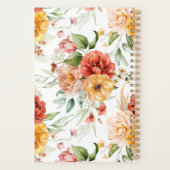 Automne Fleurs d'aquarelle et Motif de verdure (Dos)