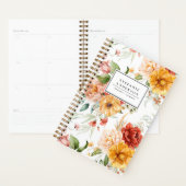 Automne Fleurs d'aquarelle et Motif de verdure (Devant avec enveloppe)