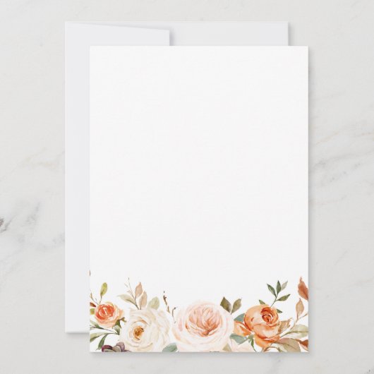 automne fleurs invitation à la chaleur (Dos)