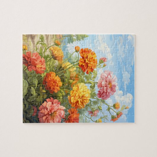 Automne Fleurs Marigold Puzzle 110 Pcs. 20,5 cm x (Horizontal)