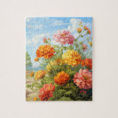 Automne Fleurs Marigold Puzzle 110 Pcs. 20,5 cm x (Vertical)