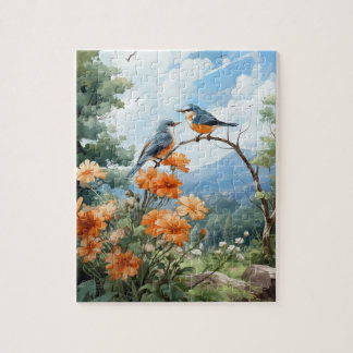 Automne Fleurs Marigold Puzzle 110 Pcs. 20,5 cm x 