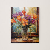 Automne Fleurs safran Crocus Puzzle 110 Pcs. 20,5 (Vertical)