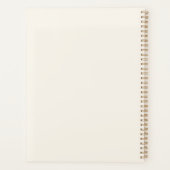 Automne Floral Aquarelle Wreath Monogramme (Dos)