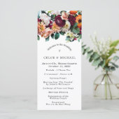 Automne Floral do-it-yourself programme de mariage (Debout devant)