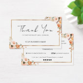 Automne Floral Merci Pour Votre Commande Petite En (Bureau)