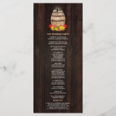 Automne Foliage Vin Baril Vignoble Programme de ma (Dos)