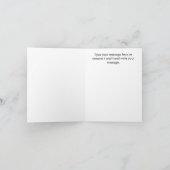 Automne Forêt Animaux Automne Feuilles Carte de re (Intérieur)