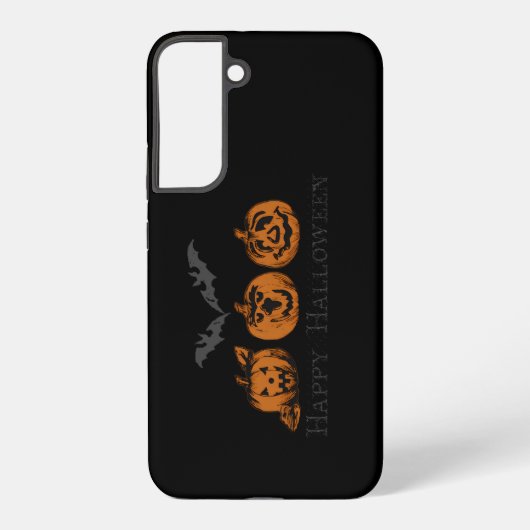 Automne/Halloween/citrouille Samsung Galaxy Coque (Verso)