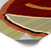 Automne Harvest - Poster Abstrait (Coin)