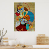 Automne Harvest - Poster Abstrait (Cuisine)