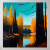 Automne - Impression d'art en toile (Devant)