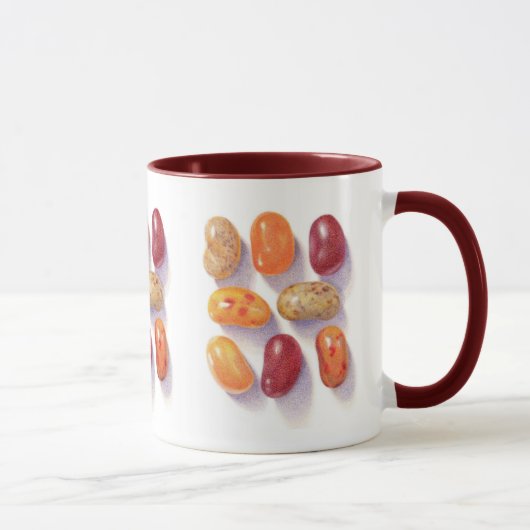 AUTOMNE JELLY BEANS Maroon Combo Mug (Droite)