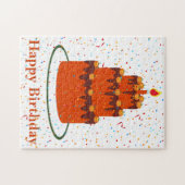 Automne Joyeux Anniversaire Puzzle (Horizontal)