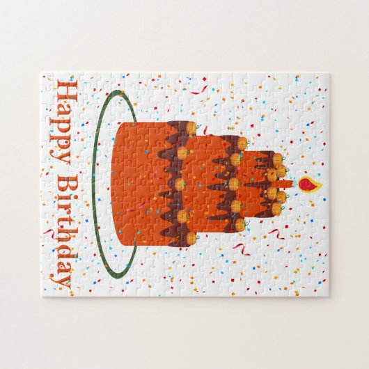 Automne Joyeux Anniversaire Puzzle (Horizontal)