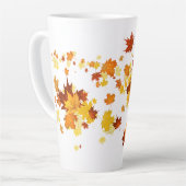 Automne laisse Latte Mug (Angle gauche)