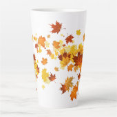 Automne laisse Latte Mug (Devant)