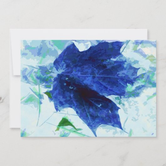 Automne Laisser Invitation / Faire-part (Devant)