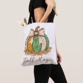 Automne Magic Patchwork Citrouille Tous Sacs fourr (De près)