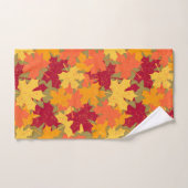 Automne Maple Feuille Motif  (Serviette à main)
