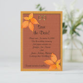 Automne Mariage d'automne enregistrer la carte de (Debout devant)